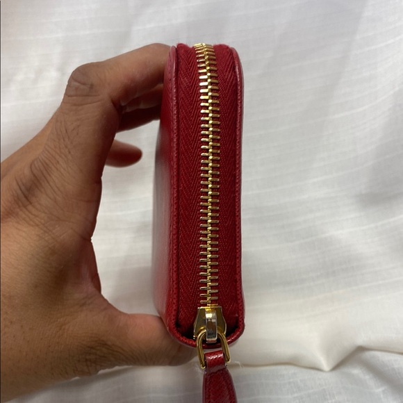 Prada Red Leather Wallet - Picture 6 of 10